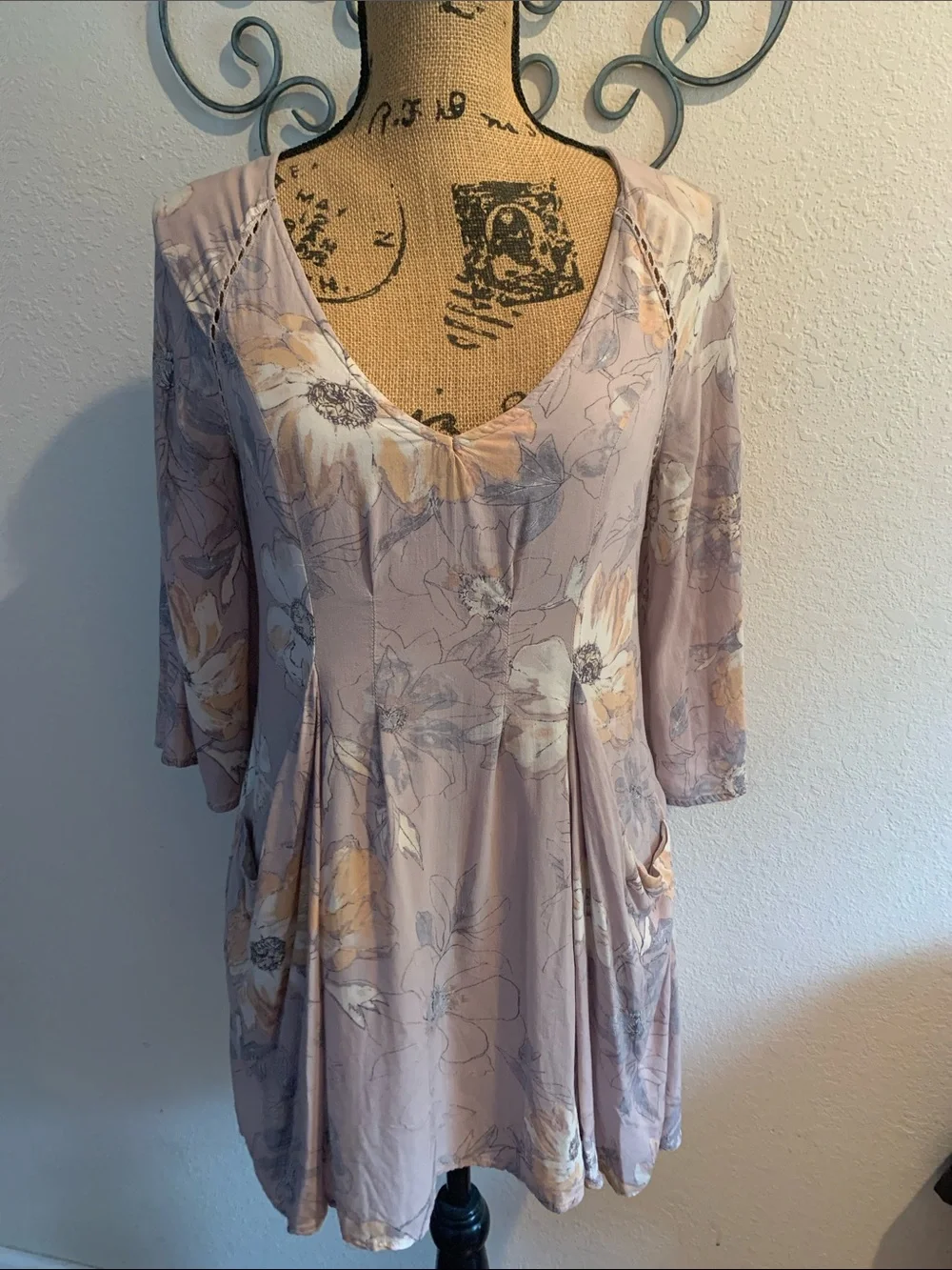 Free People Eyes on you Floral High-Low Dress